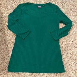 Womens green top New York and company XS